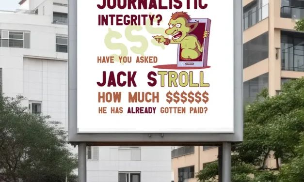 Counter Billboard Bandit Emerges With Question For Jack Stroll